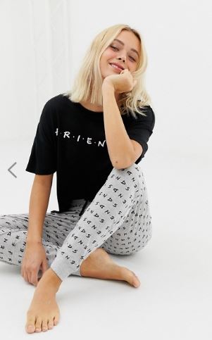 Fancy Inexpensive Women's Pajamas - Asos Friends Jogger Pajama Set 