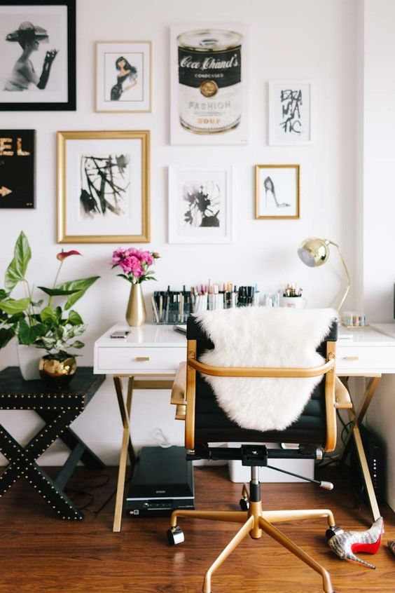 7 Feminine Desk Chairs for Women Who Work From Home in Small Spaces | Plus 5 Printable Freebies |Click through to get your freebies and see the post |The Bed Head Society