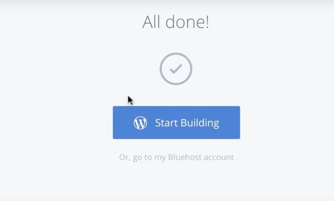 Bluehost - You're Done 